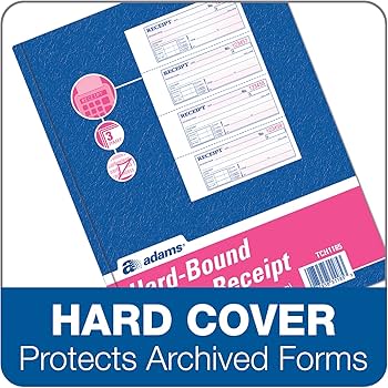 Amazon.com : Adams Hard-Bound Money Receipt Book, 3-Part