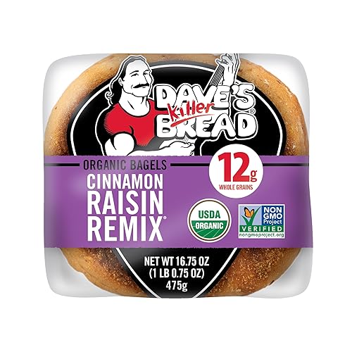Miniatura 17 de Dave's Killer Bread Epic Everything Bagels, bagels orgánicos, 0.92 oz de granos enteros por bagel, 5