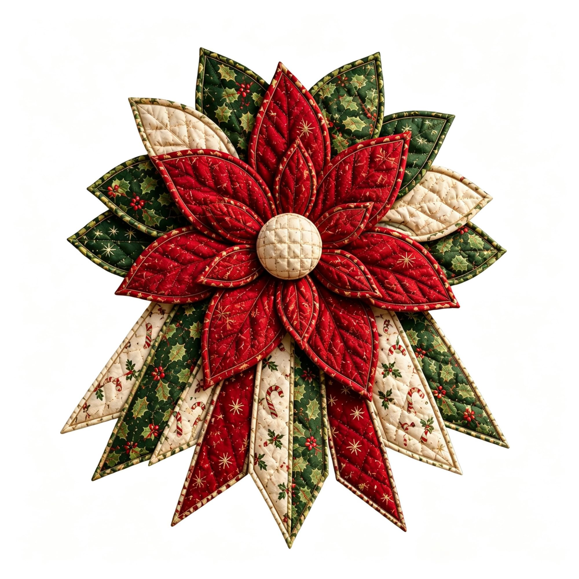Quilted Christmas Tree Door Hanging Kit | DIY Wreath Sewing Project Kits