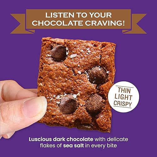 Miniatura 3 de Sheila G's Brownie Brittle, bajo en calorías, postres dulces y golosinas, chocolate saludable, bocadillo dulce y crujiente, rico sabor a brownie con