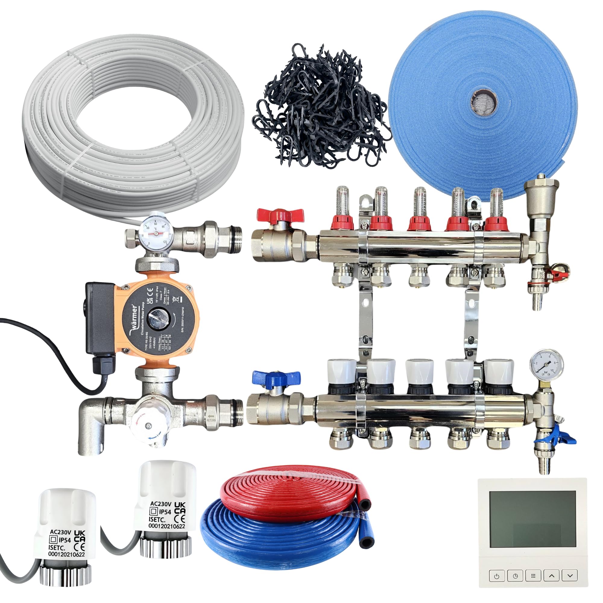 Warmer Wärmer System 65-70Sqm Water Underfloor Heating Kit 1 Room Psw Tradesuppliers Ltd from B&Q