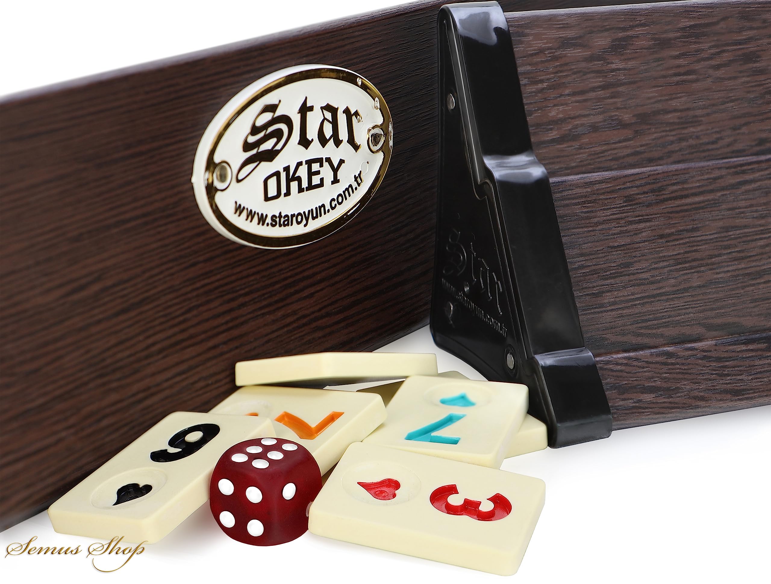 ORIGINAL STAR PREMIUM Bois Rami/ Okey Avec Pierres de Mélamine Ahsap
