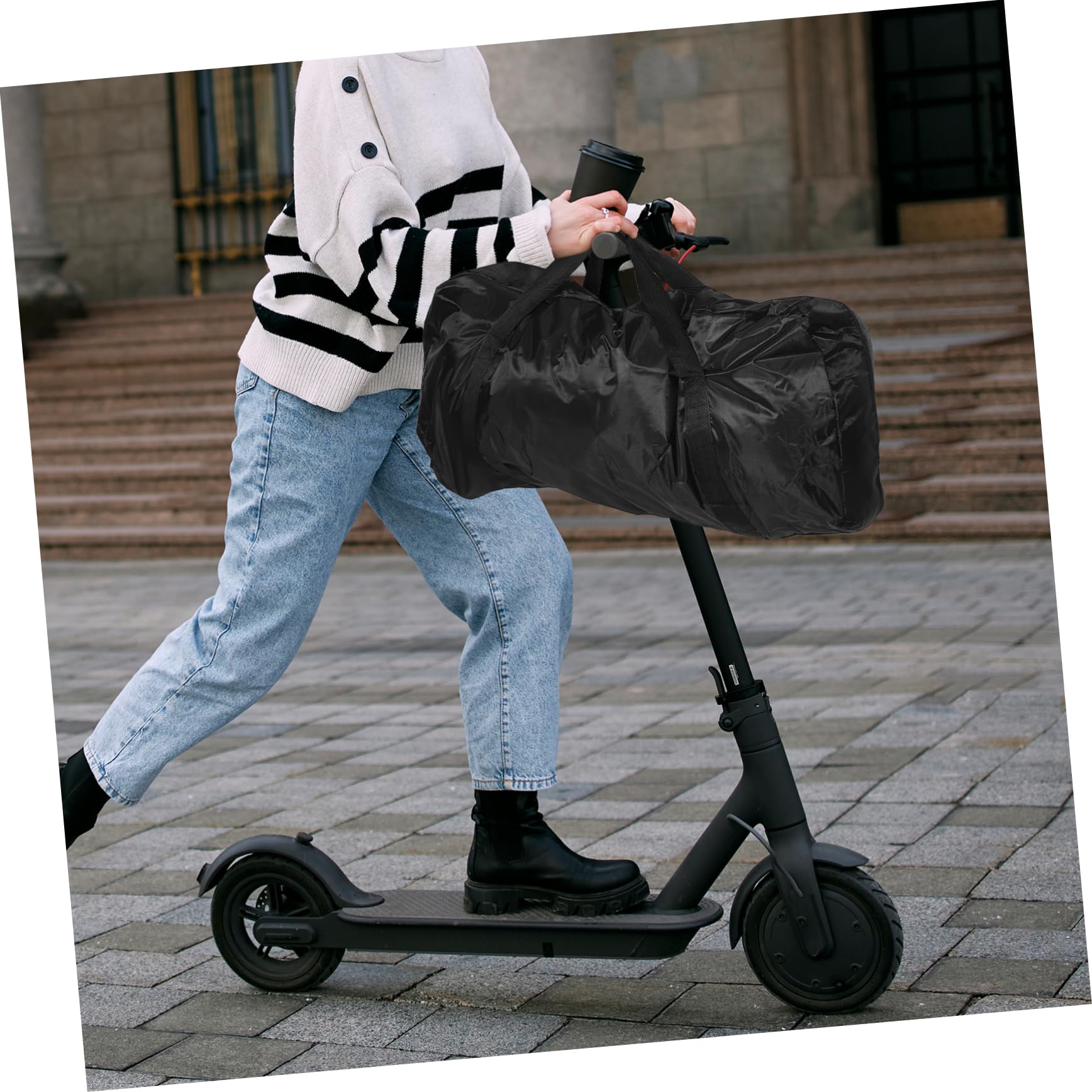 Tragbare Oxford Aufbewahrungstasche Scooter Multifunktionale Lenkertasche Mit Großem Stauraum Für Scooter-zubehör Geeignet Für Altersgruppen