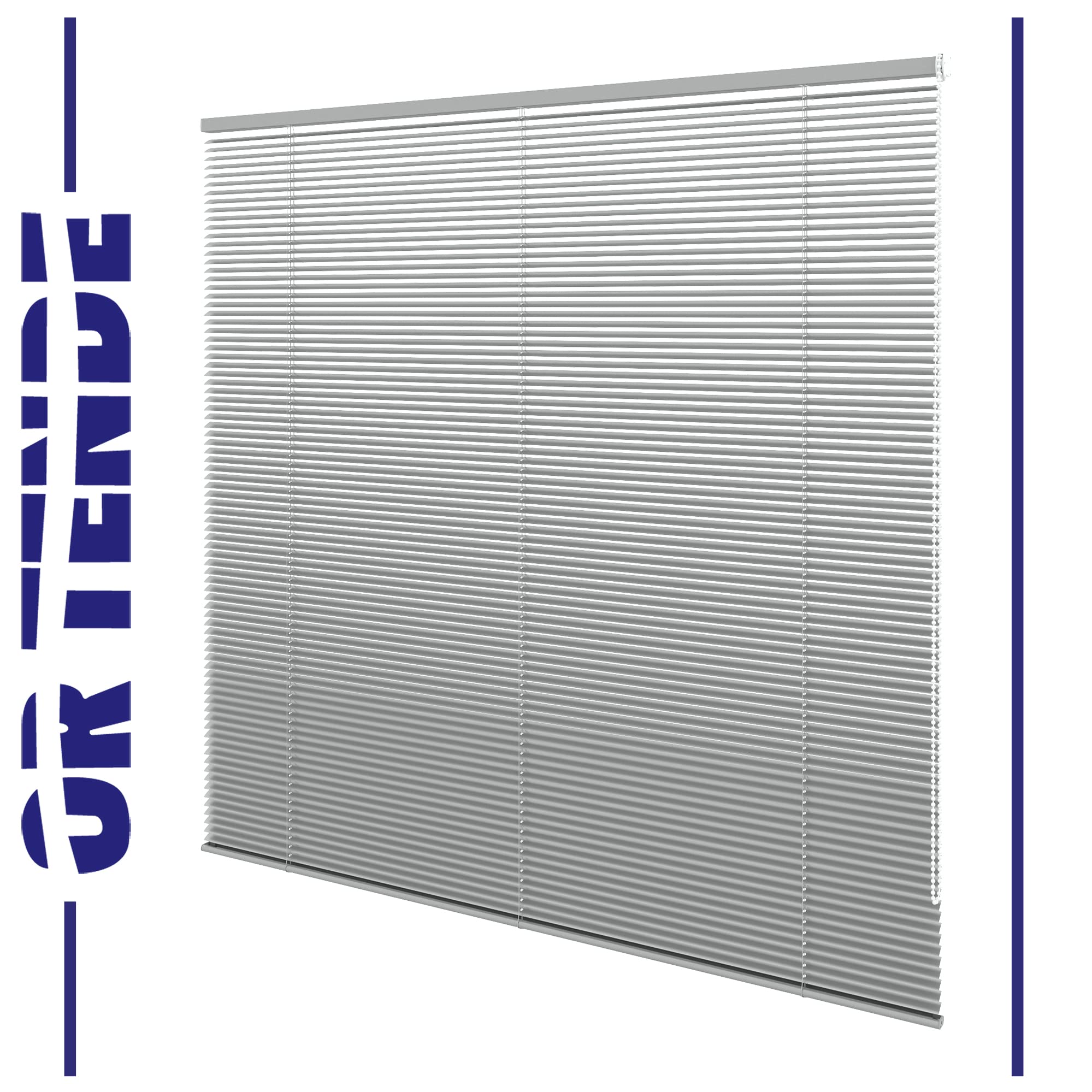 OR TENDE - Tenda Veneziana da 15 mm 140x100 cm Azionamento a Catena Personalizzata SU MISURA in Alluminio per finestre Made in Italy