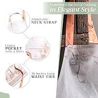 Vista 589 de Maison d' Hermine Delantal 100% de algodón para mujeres con bolsillo de cocina delantal de chef para hombres, decoración de Pascua