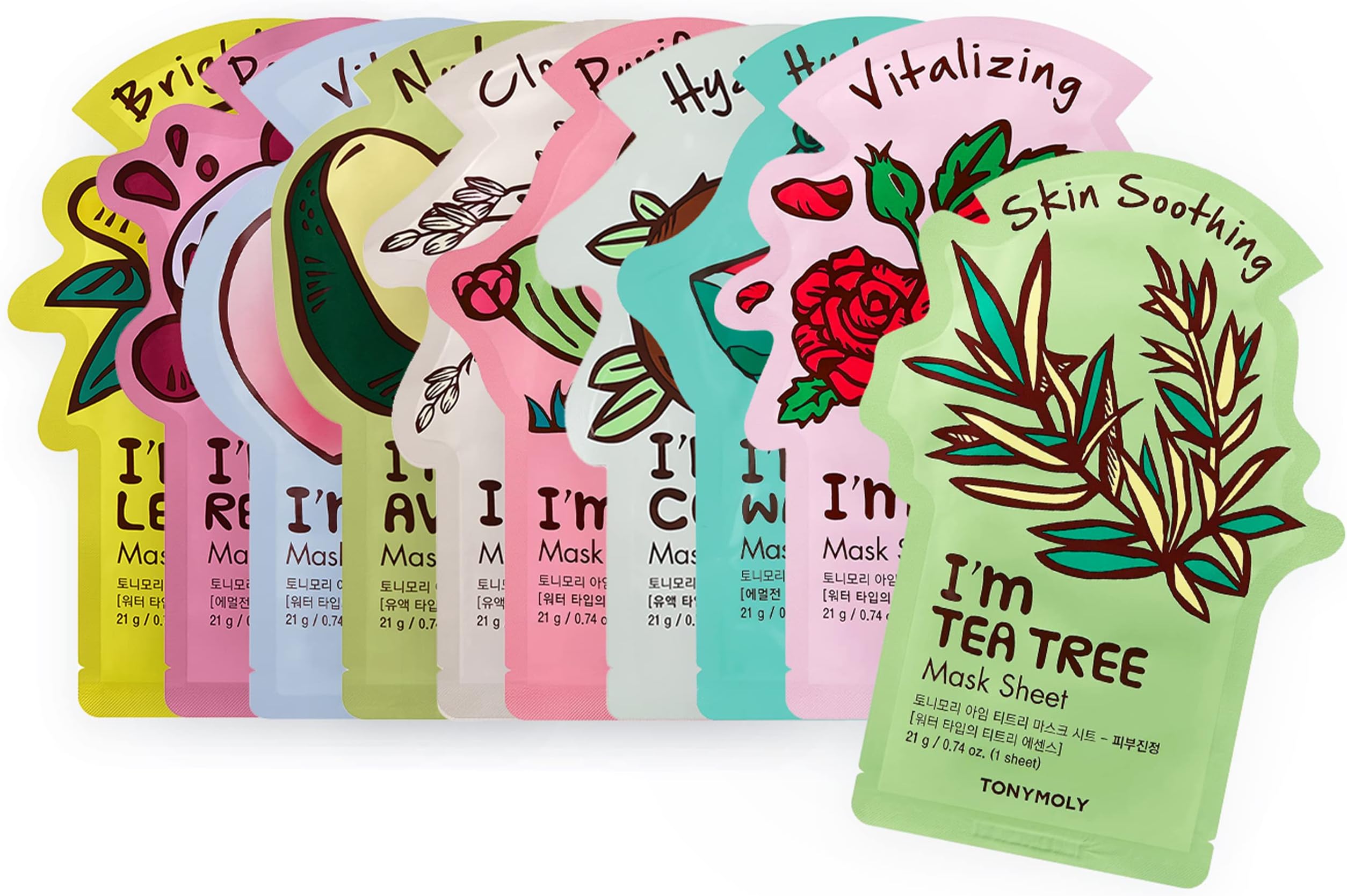 I'm Real Sheet Mask, Pack of 10
