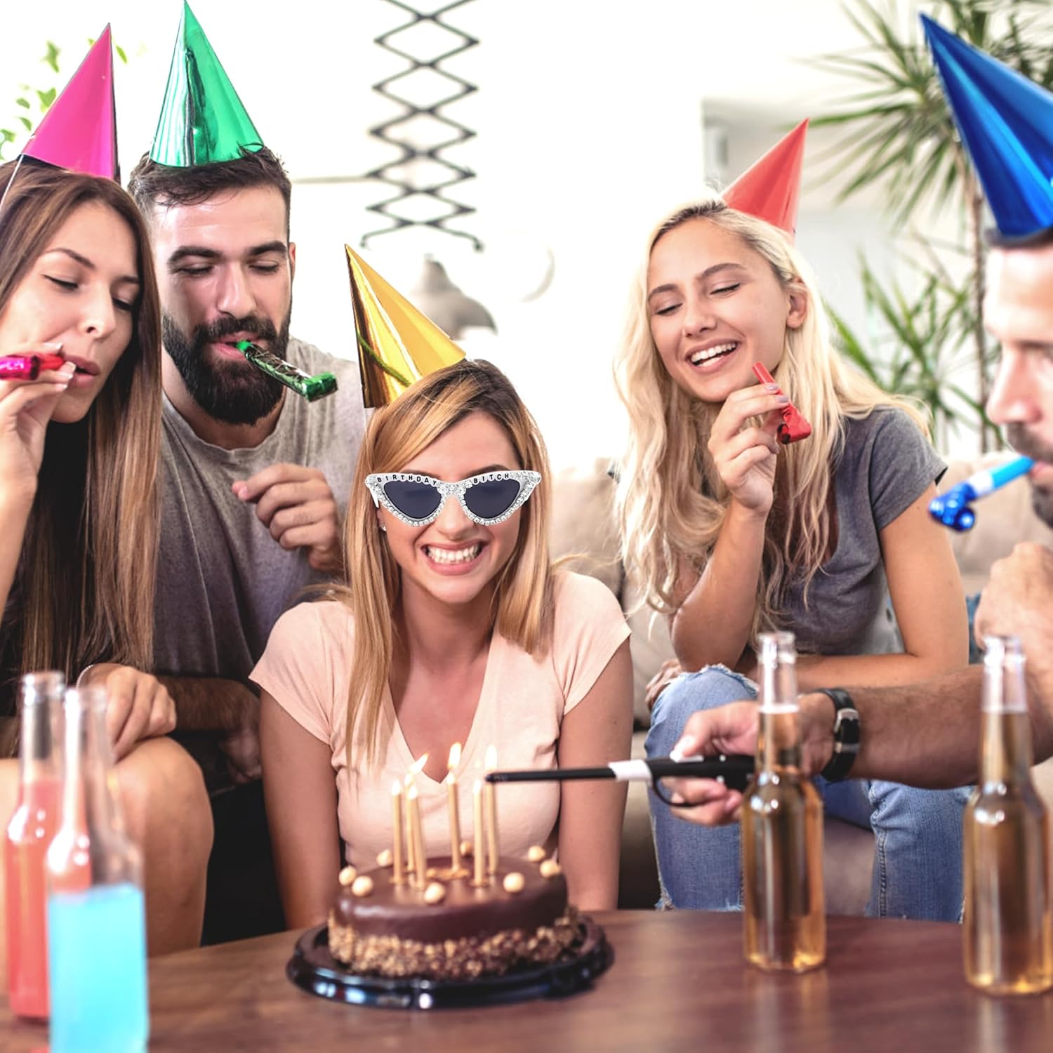 JUSTOTRY Birthday Accessories for Women - Birthday Sunglasses Decorations Gifts for Her All Age Party Favors - Image 5