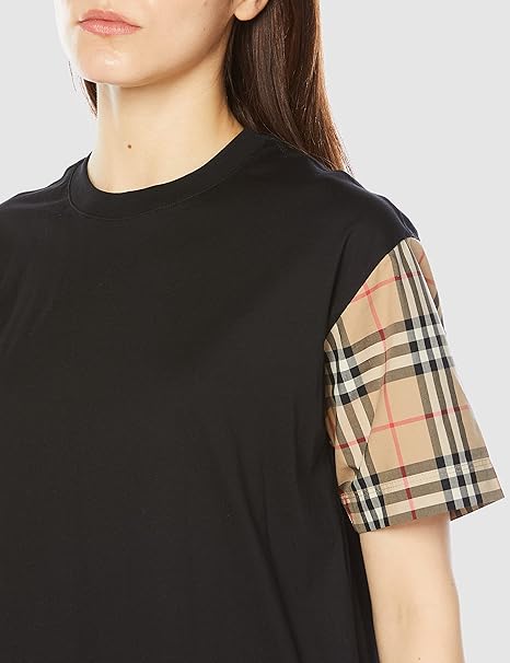 BURBERRY チェック柄袖 ブラック Tシャツ M Amazon | [バーバリー] レディース ヴィンテージ チェック T