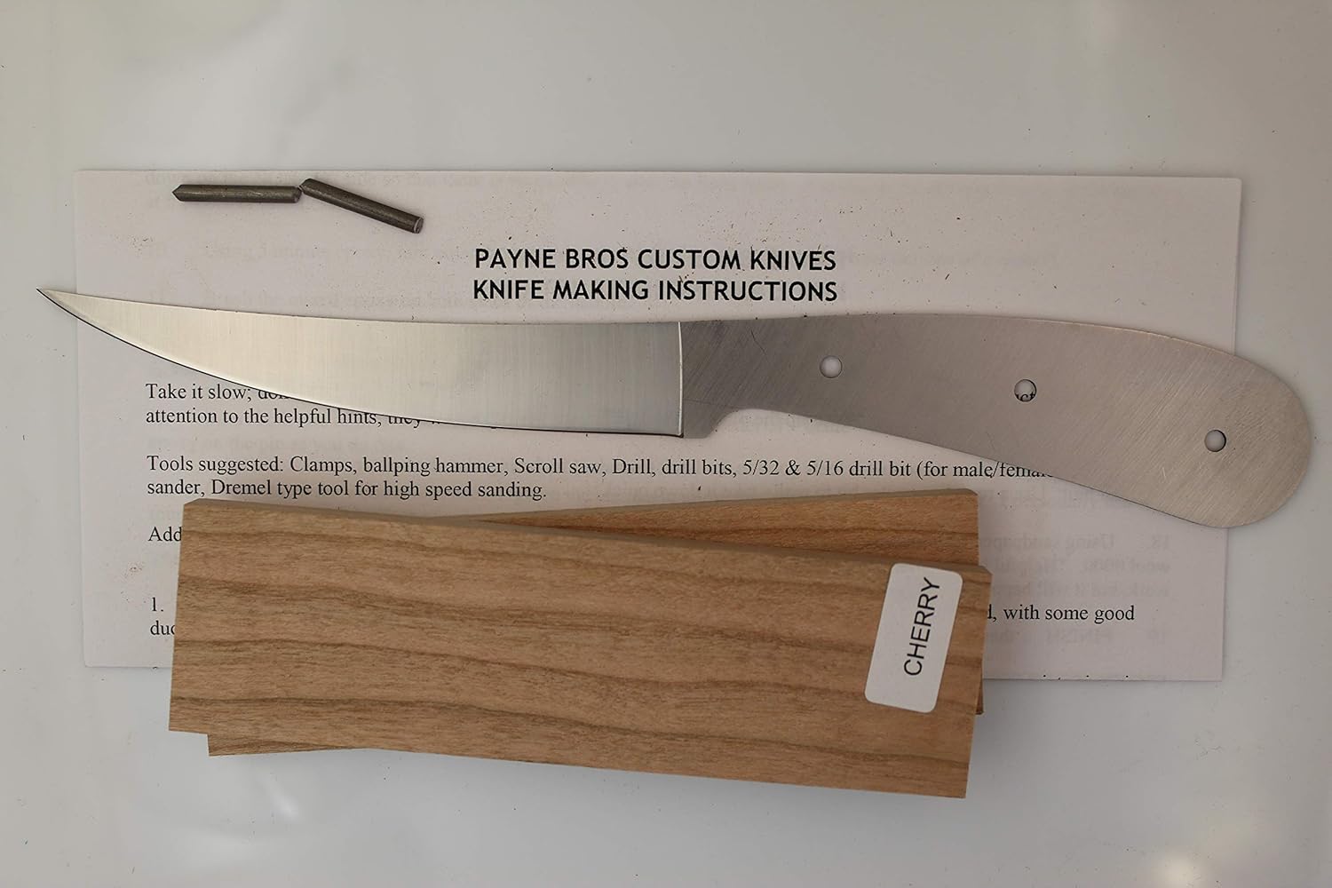 KODIAK FISH FILLET KNIFE KIT KNIFE MAKING PAYNE BROS