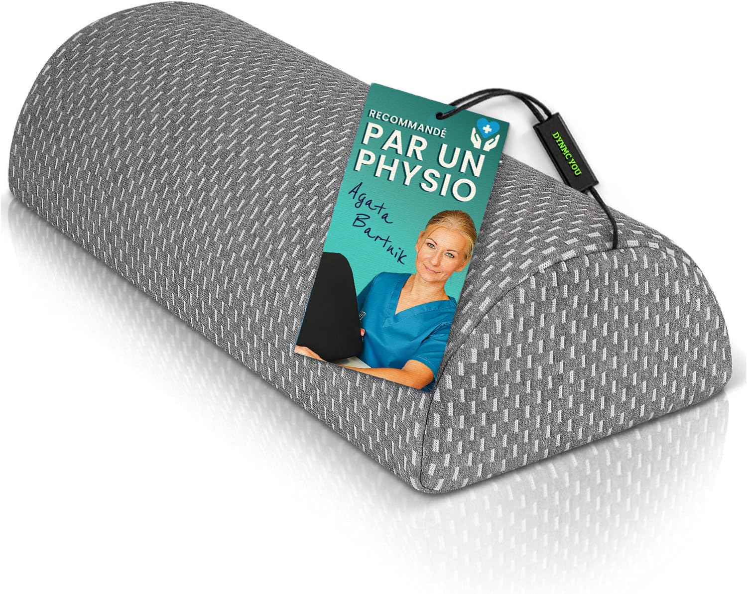 Coussin Celsius genoux oreiller ergonomique de luxe velours doux et ventilé
