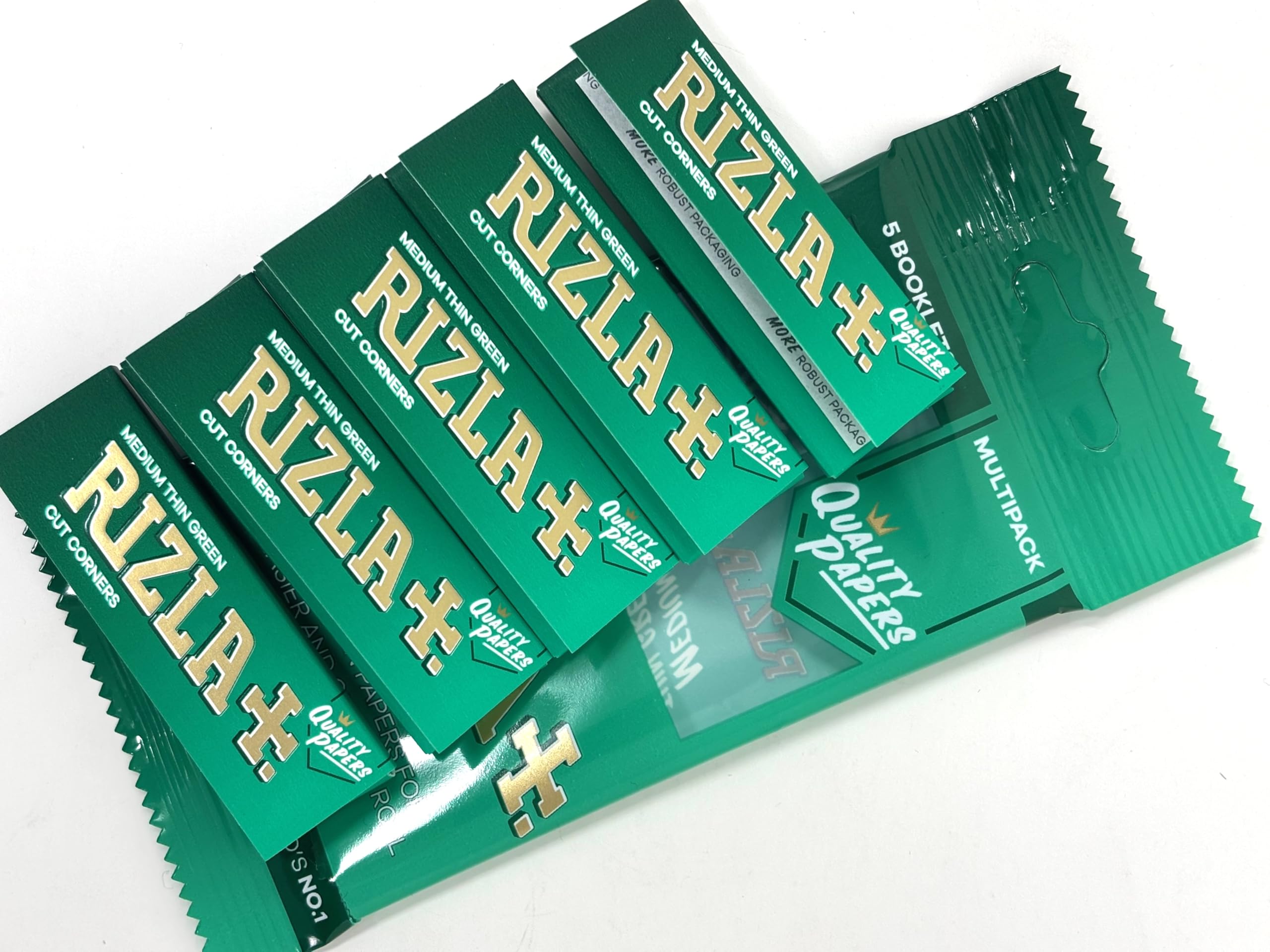 Rizla Zielone papierosy, 100 szt./pudełko, papier o średniej gramaturze od Tobacco Heaven