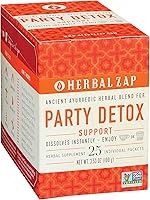 Vista 1 de Herbal Zap Party Detox Suplemento de hierbas ayurvédicas 1 caja de 25 paquetes