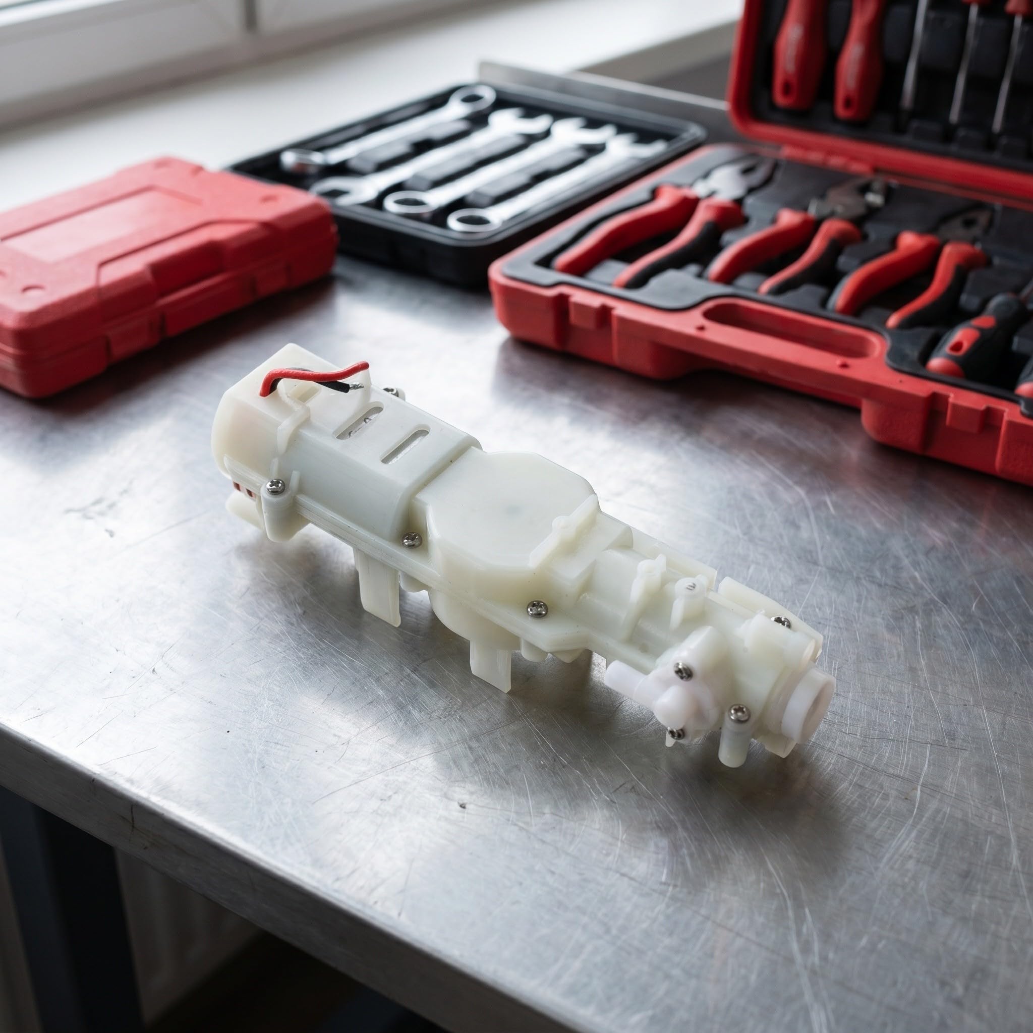 ibasenice Conjunto de bomba para irrigador bucal eléctrico, motor interno de repuesto para irrigador bucal miniatura, bajo nivel de ruido para reparación de irrigadores dentales.