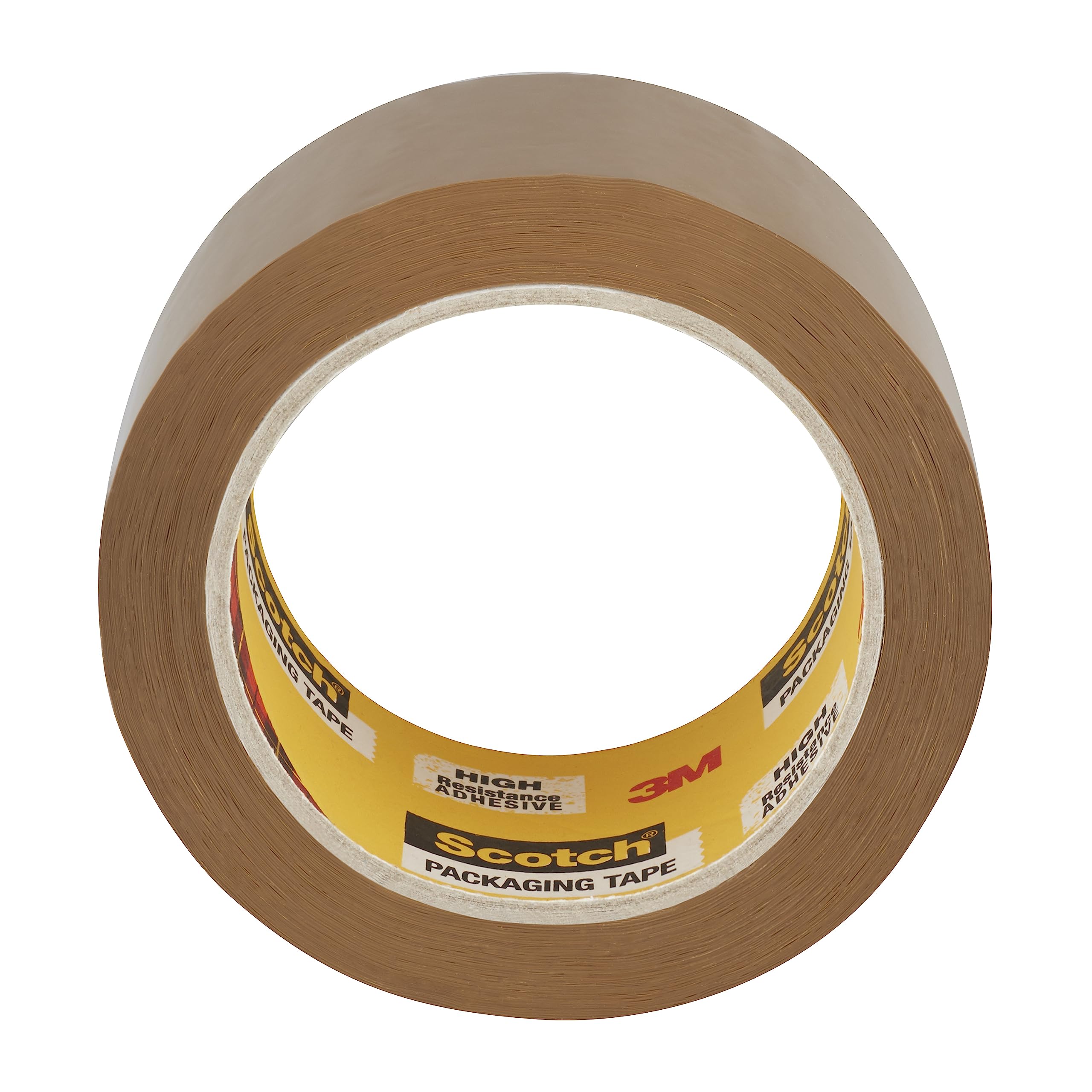 Scotch Ruban Adhésif pour Emballage de Cartons, 3 Rouleaux de Ruban d'Emballage Robuste, 50 mm x 66 m, Marron - Idéal pour la Fermeture de Colis et des Boîtes d'Expédition (Lot de 2)