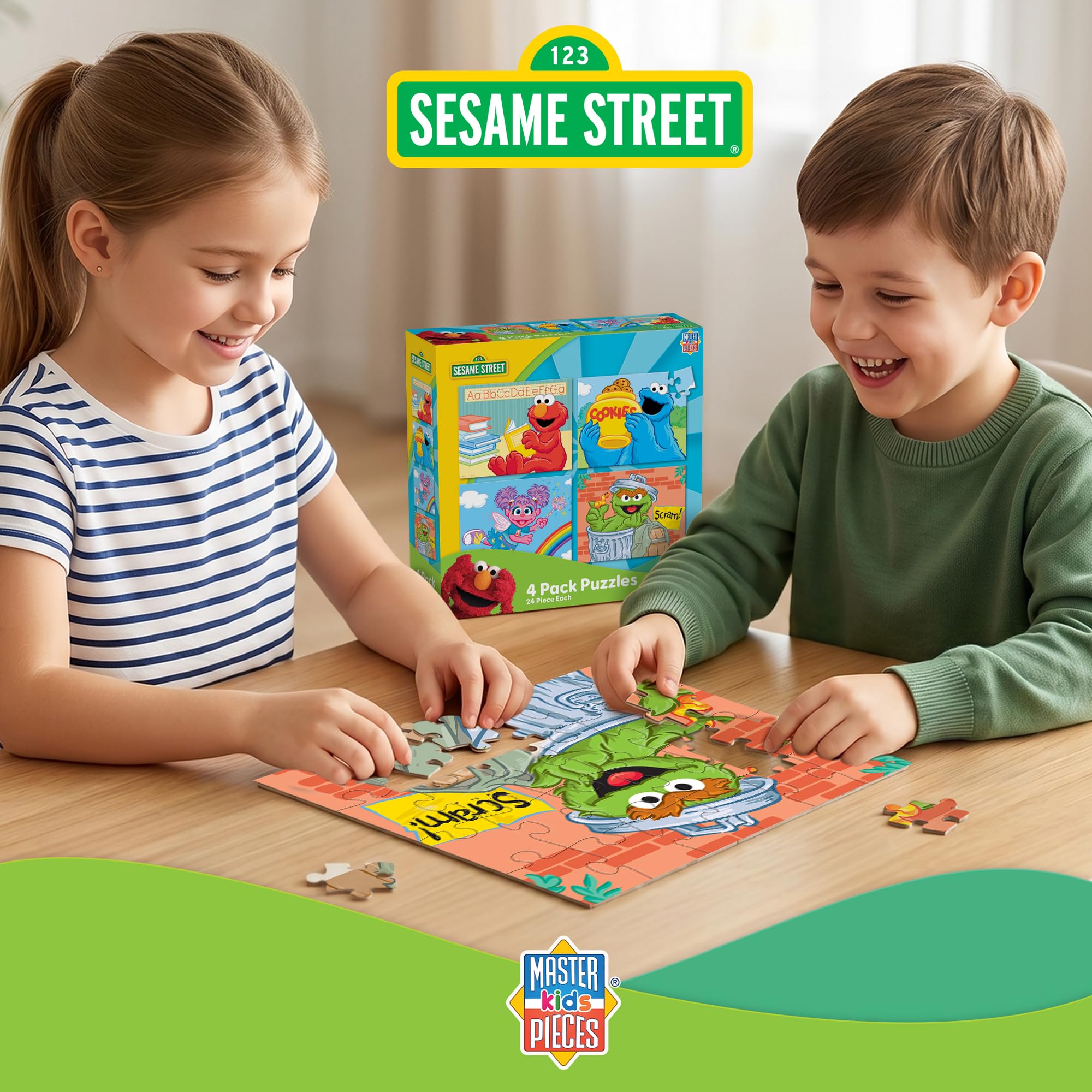 Amazon.com: MasterPieces Puzzle Set - 4-Pack 24 Piece Jigsaw