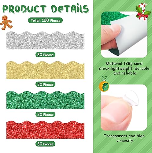 Miniatura 3 de Containlol Tablero de anuncios de invierno de 118 pies con diseño de muñeco de nieve para el aula, decoración para aula, escuela, oficina, fiesta,