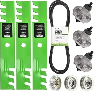 8TEN 1001752 Deck Blade Spindle Belt Idler Kit for John Deere GY21098 GX21833 GY20852 LA145 LA165 AUC15811