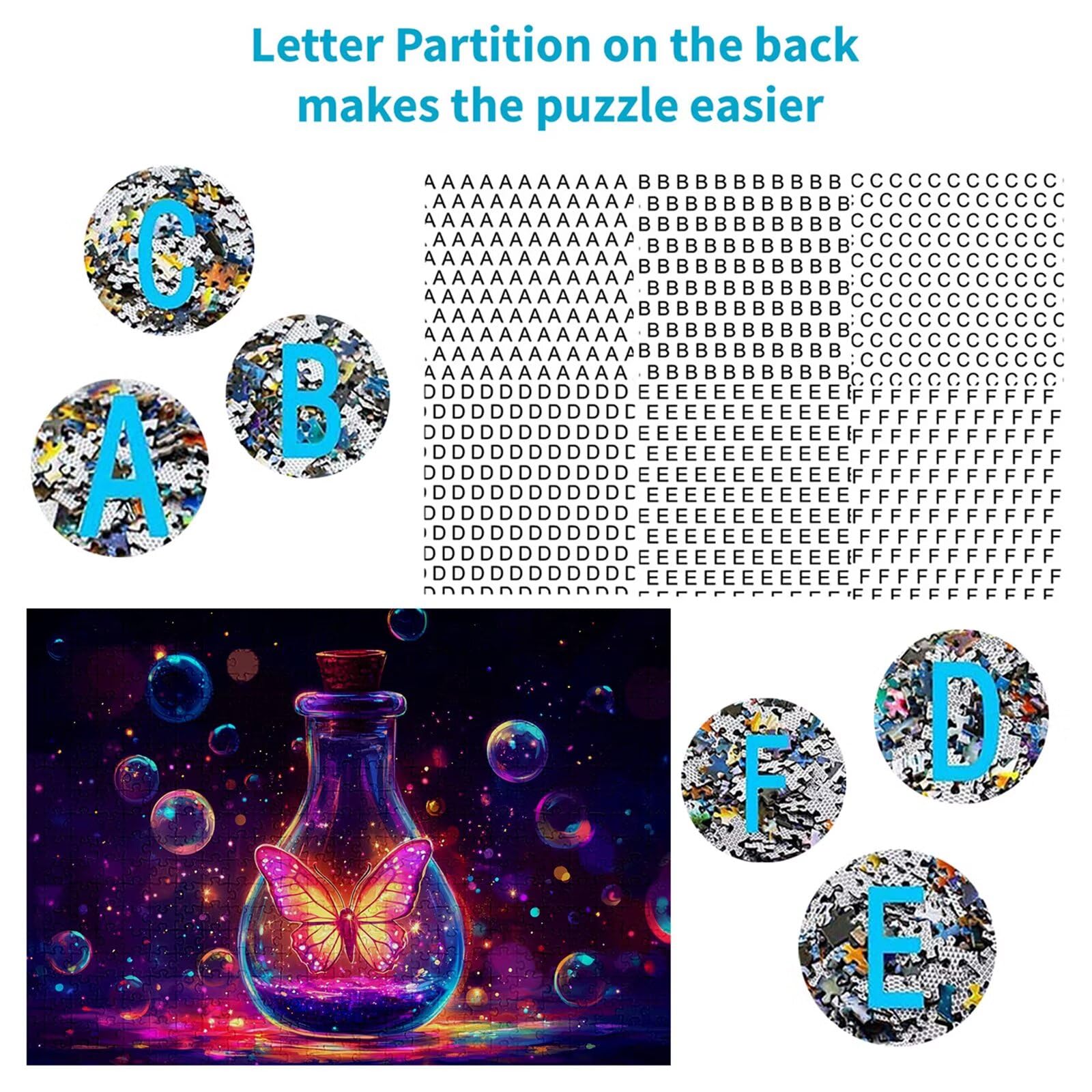 Puzzle 3000 elementów motyl puzzle dla dorosłych sen 122 x 81 cm unikalne rzemiosło klasyczne 3D drewniana układanka do rodzinnych gier aktywnych, układanka zrób to sam do dekoracji ścian domu