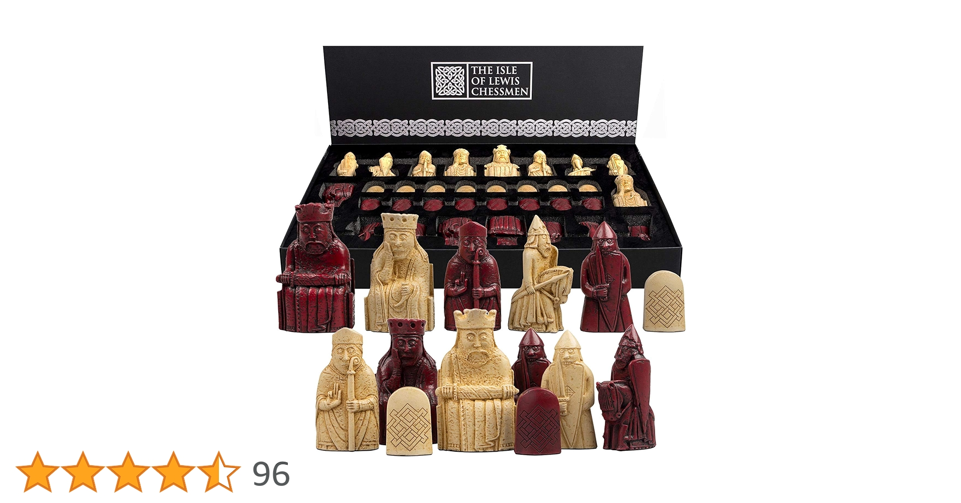 その他 THE LEWIS CHESSMEN MINIIATURE SET The Isle of Lewis Chessmen The Official Set by National