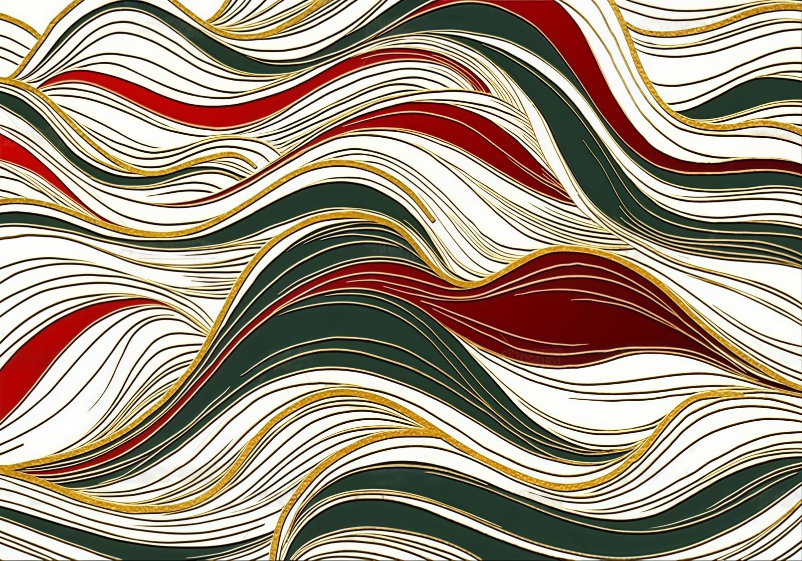 Gdkldfg Gold Geometric Stripes Wallpaper,Non-Woven Poster,Wall Mural For Living Room Bedroom Feature Wall Decoration 300X210cm
