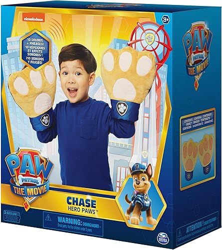 Miniatura 7 de Paw Patrol, Chase Hero Paws - Juguete de peluche con 10 sonidos y frases, disfraz de juego de simulación para niños a partir de 3 años