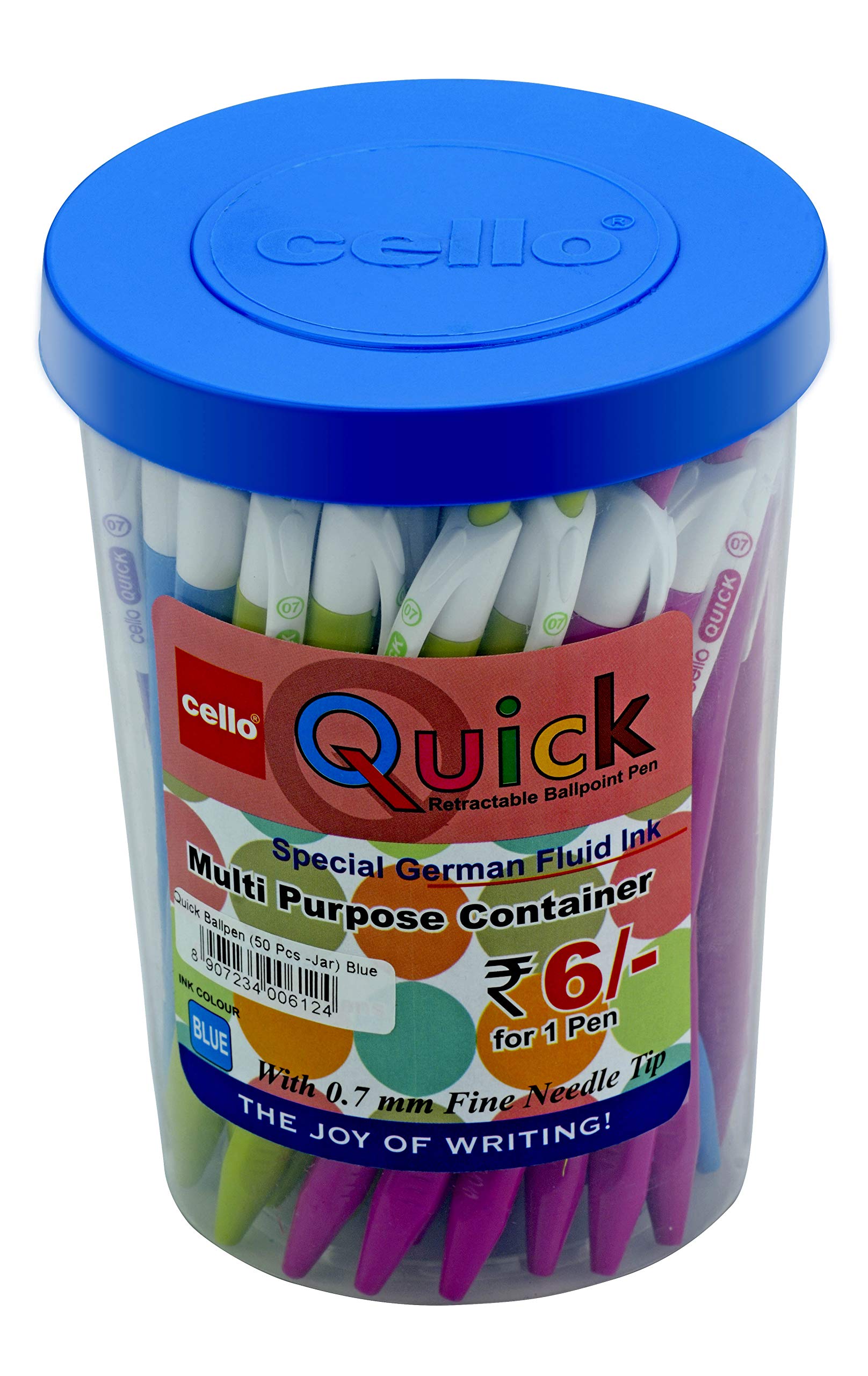 CelloQuick Ball Pen Set - Pack of 50 (Blue)