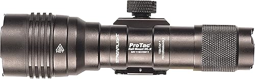 Miniatura 2 de Streamlight 88066 Pro Tac Rail Mount HL-X 1000 lúmenes linterna táctica profesional con combustible dual altobajoestroboscópico, negro