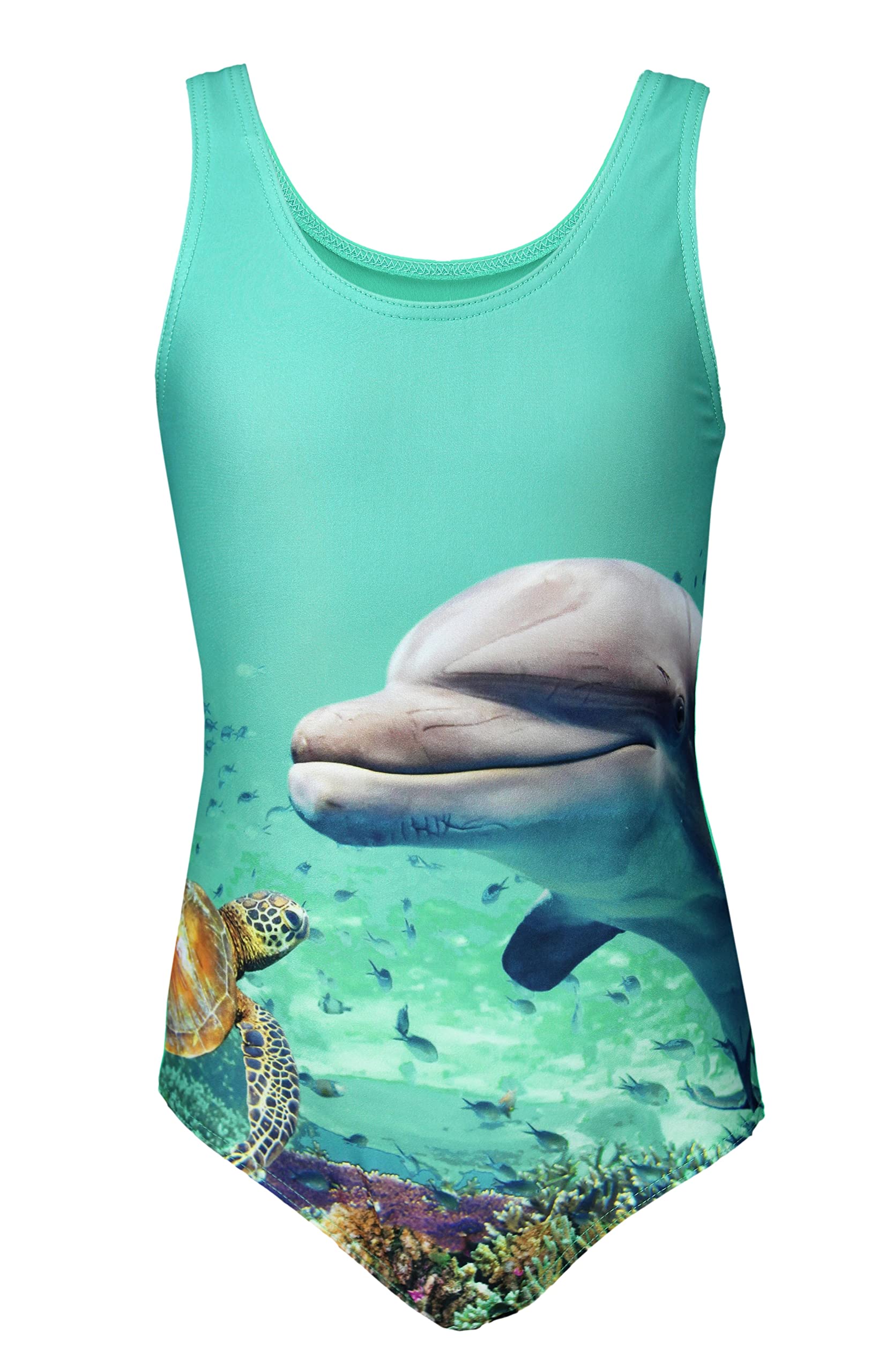 Aquarti Bañador con un Estampado para Niñas