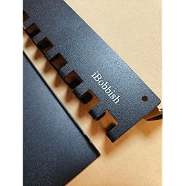 iBobbish Metal Medal Hanger Display, Non-Slip Trophy Shelf with 20 Hooks, Wall Mount, Heavy Duty, Non-Bent, Holds 22-33lbs, for Gymnastics, Race, Soccer, Swim