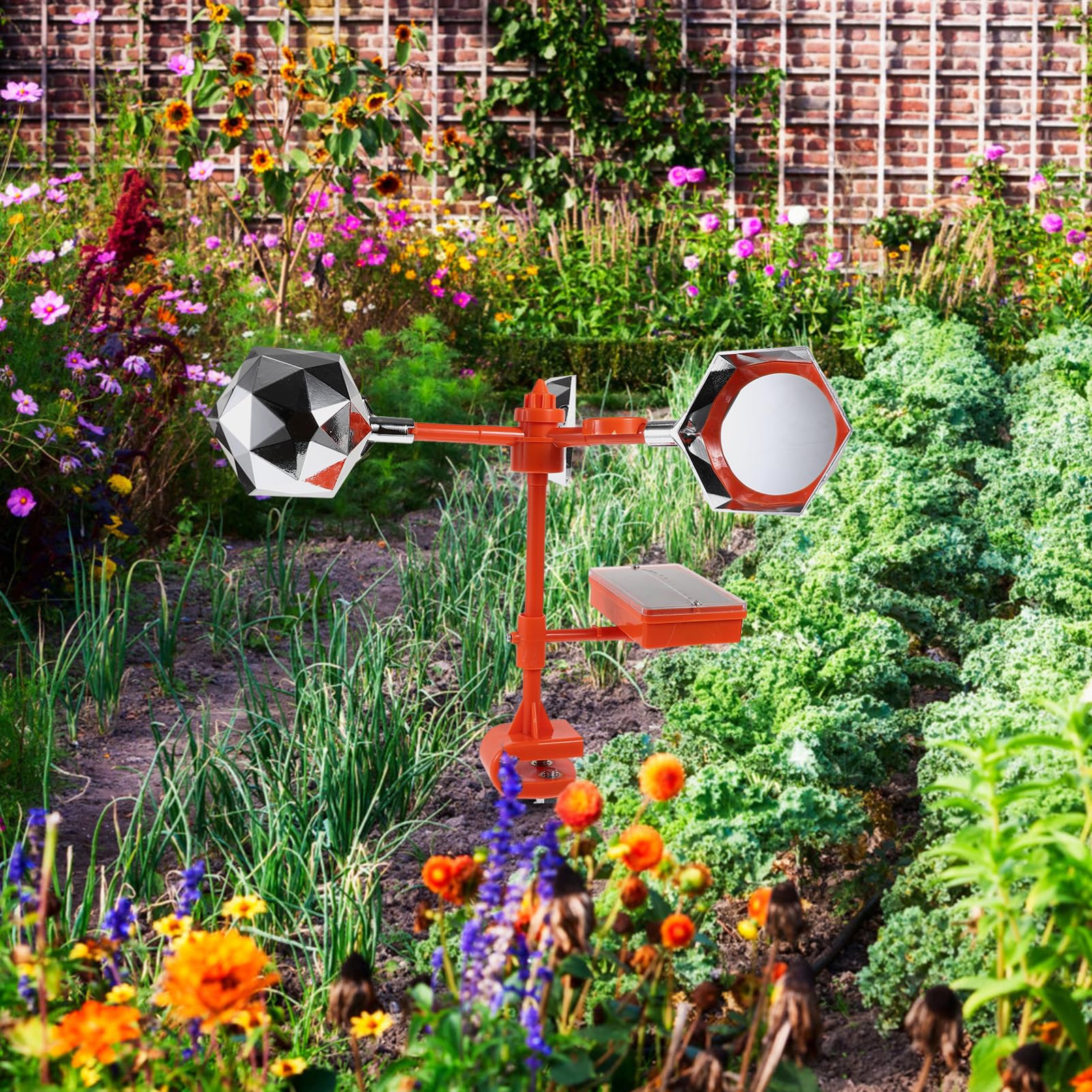 SUPVOX per uccelli riflettente Dispositivo per uccelli con voce deterrente deterrenti corvo spaventapasseri Forniture strumento fornitura giardino plastica