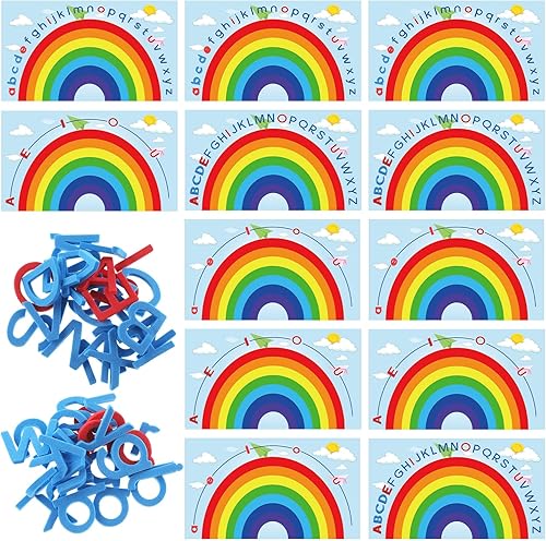 Alfombrillas de juego de arcoíris de doble cara letras de espuma coloridas alfabeto educativo para actividades de reconocimiento del alfabeto bebés