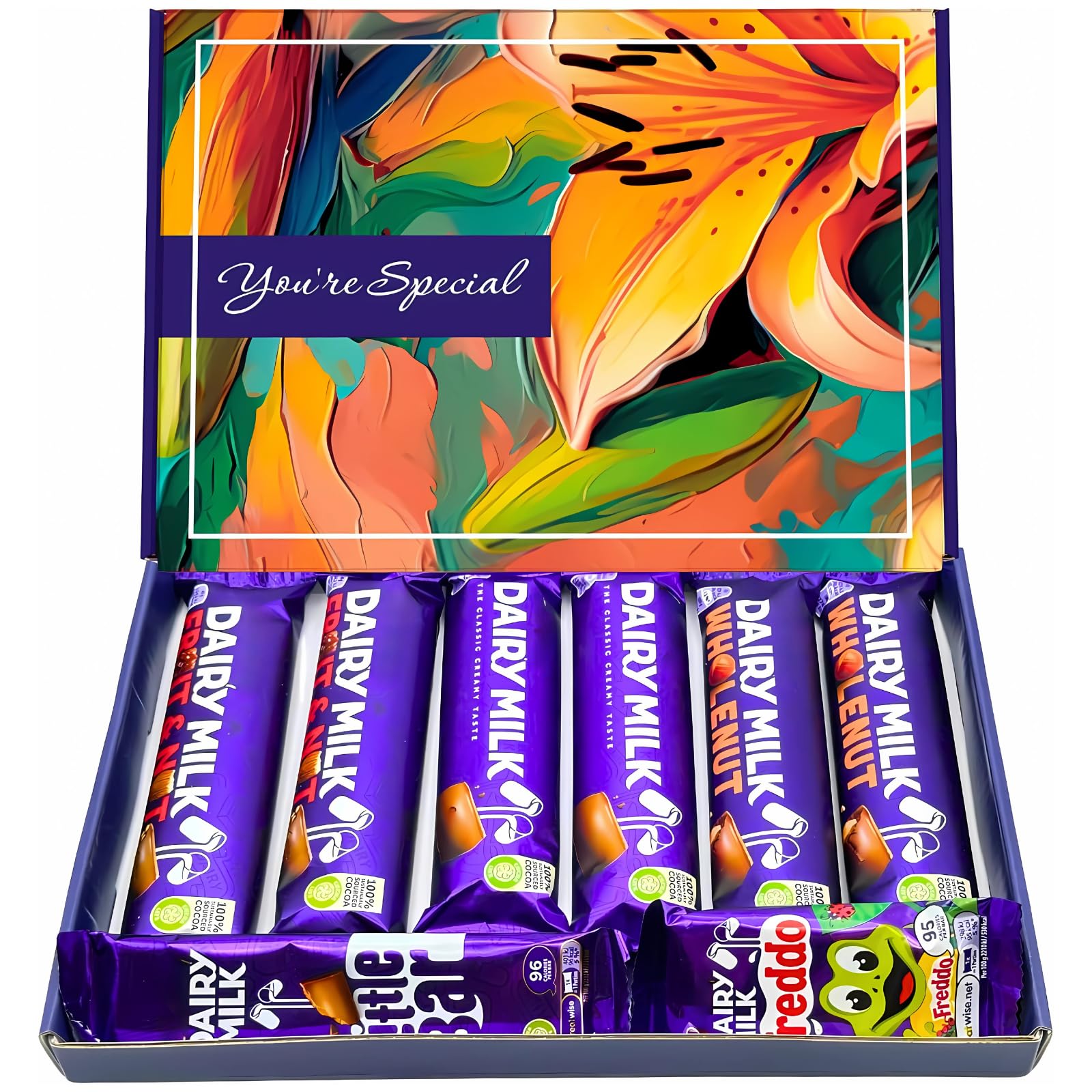 Chocolate Gift Box - Letterbox Hamper - For Kids - Him and Her (All Occasion - Dairy Milk)