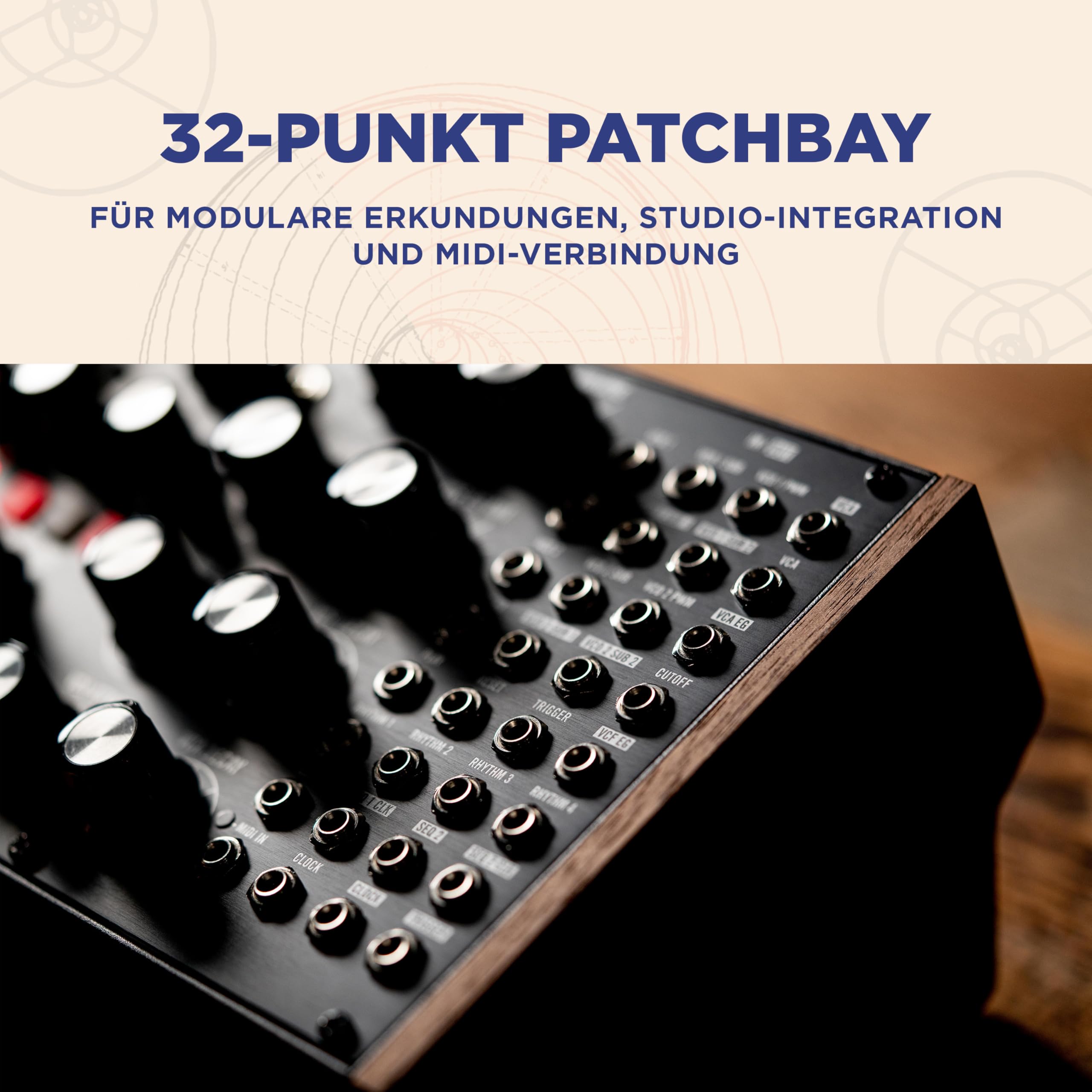 MOOG Subharmonicon Semi-Modularer Polyrhythmischer Analogsynthesizer Mit Dual-Sequencer, MIDI Und Patchbay