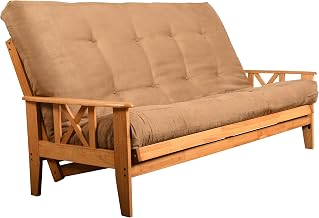 Jerry Sales queen suede innerspring futon mattress