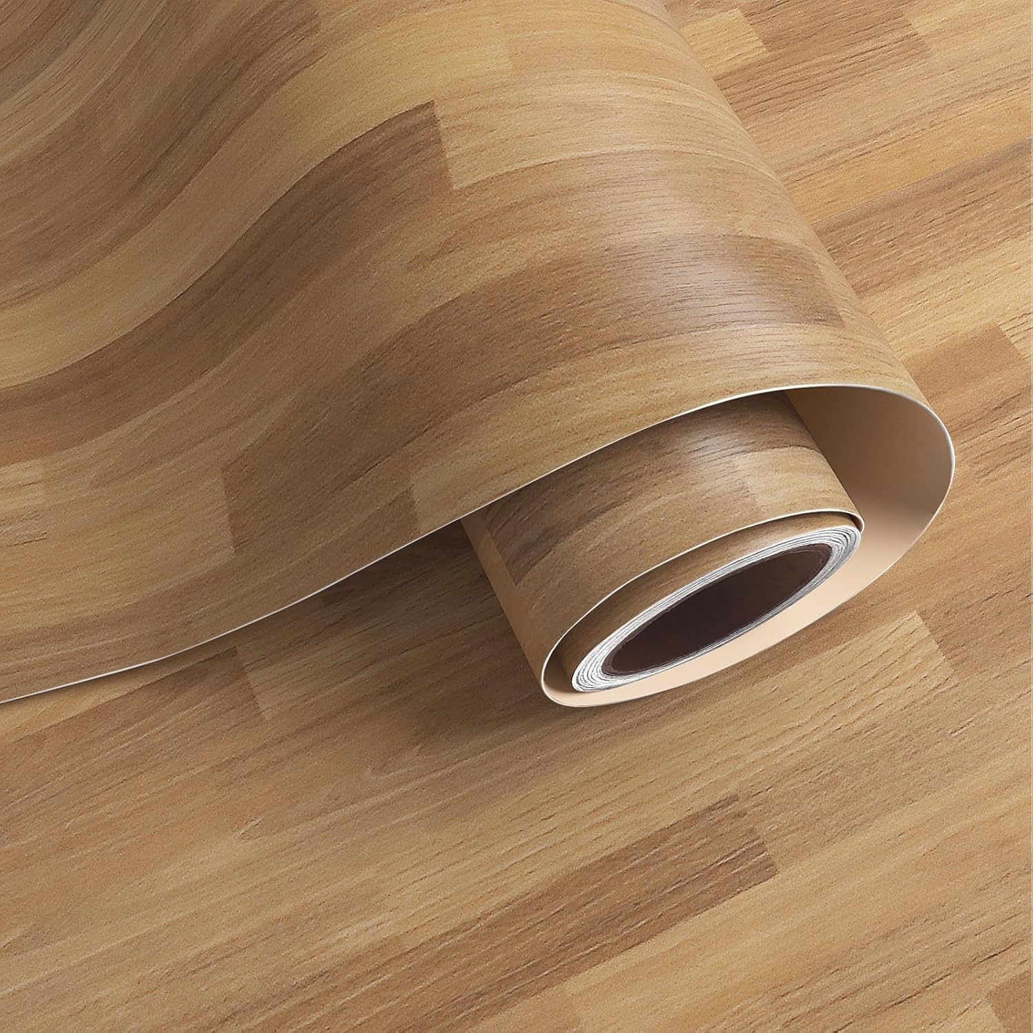 VaryPaper Peel and Stick Wood Panel Wallpaper 40cmx200cm Light Brown