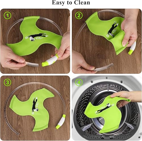 Miniatura 7 de Juguetes para perros voladores de disco volador para perros, juguete de nailon que brilla en la oscuridad, con 3 modelos de luz, juguetes flotantes