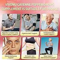 Vista 5 de VivoNu Suplemento de cápsulas blandas de pimienta de cayena, apoya la salud de las venas de las piernas, el corazón y los vasos sanguíneos