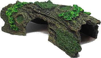 Amazon ハウスバンブー 水槽 アクアリウム 飾り トンネル 装飾 オーナメント かくれ流木 朽木 置物 魚の隠れ家 熱帯魚 ハウスバンブー オーナメント 通販