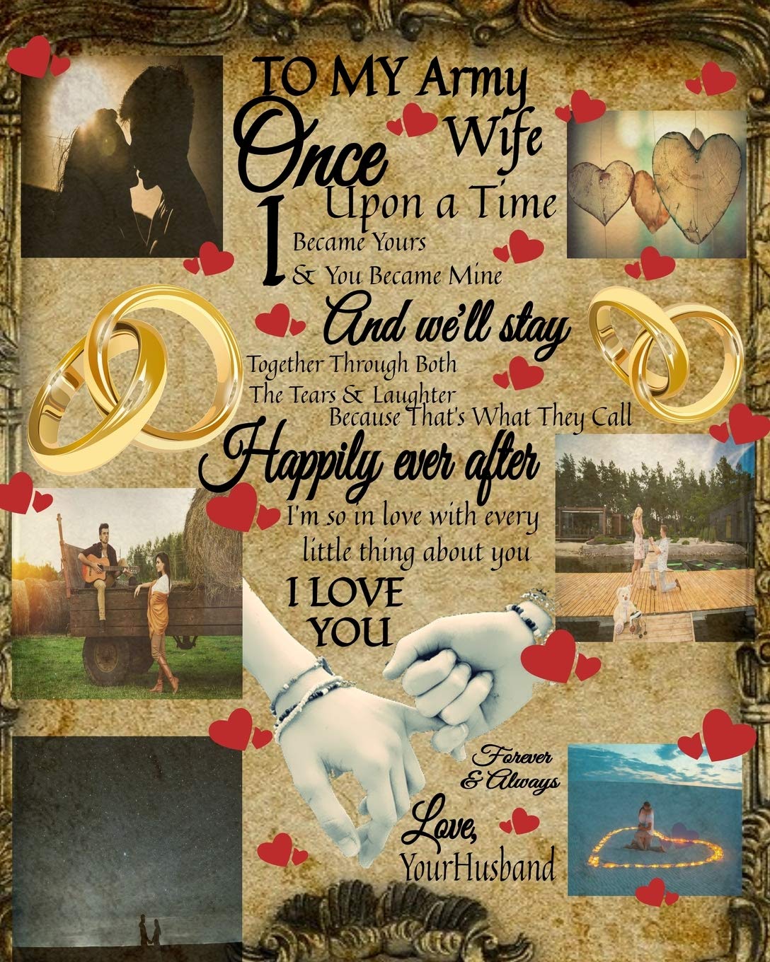 Portrait de couple personnalisé illustration haut de gamme finition artistique premium