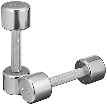 Amazon | IVANKO(イヴァンコ)クロームダンベル3kg CD-3 シルバー