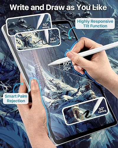 Miniatura 4 de Lápiz de 2 generación con carga inalámbrica magnética, repuesto para iPencil de 2 generación, lápiz capacitivo para iPad Pro 11 en 1234, iPad Pro