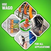 Vista 8 de Conectores de empalme compactos de la serie WAGO 221 de 25 piezas Incluye (10x 221-412) (10x 221-413) (5x 221-415) Conectores de cable WAGO