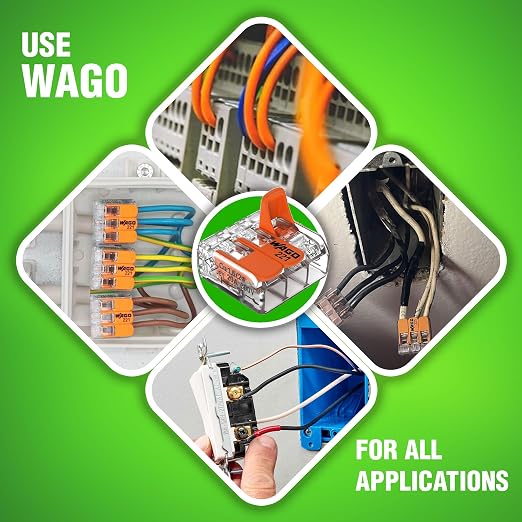 Conectores Compactos de Empalme WAGO Serie 221 80pcs miniatura 8