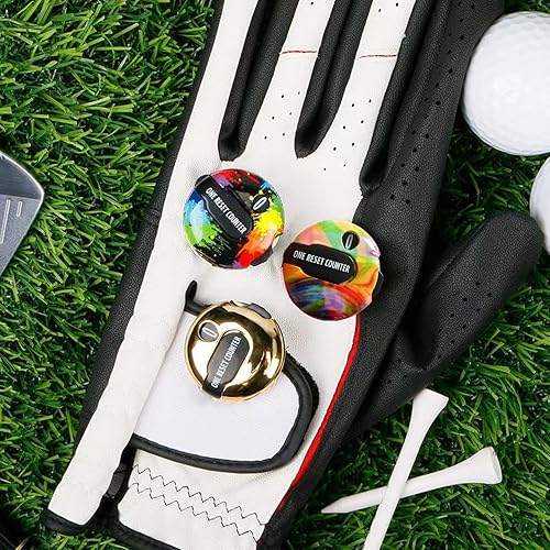 Miniatura 4 de Contador de puntuación de golf Mini Golf Stroke Counter Clicker con clip para hombres y mujeres, reinicio de un solo toque, fijación simple al