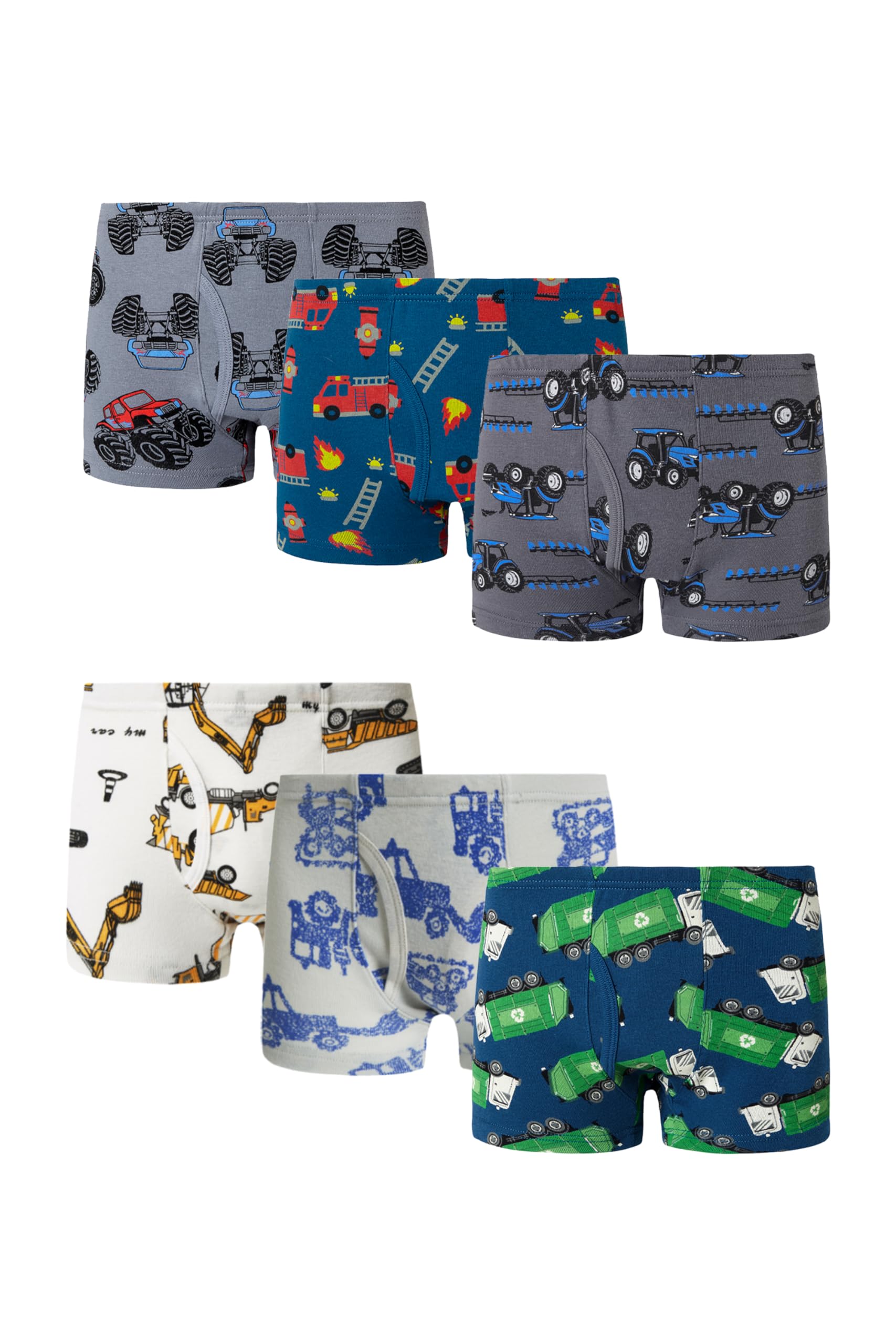 Little BoysCotton Boxer Brief Soft Underwear Multipack