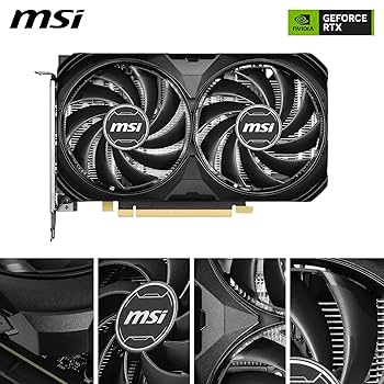 グラフィックボード・グラボ・ビデオカード MSI GeForce RTX 4060 Ti VENTUS 2X 8G OC Amazon | MSI GeForce RTX 4060 Ti VENTUS 2X BLACK 8G OC