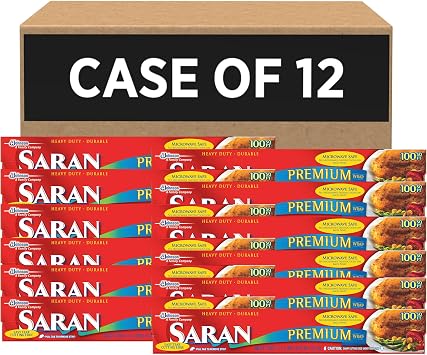 Saran Premium Wrap 100 sq ft, 12 Case