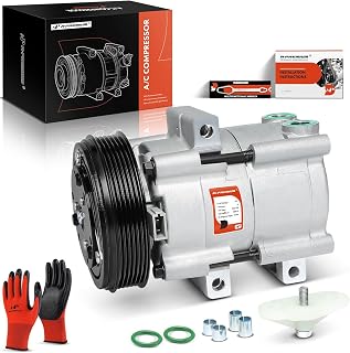 A-Premium Air Conditioner AC Compressor with Clutch Compatible with Ford F-150 4.2L 1997-2006, F-150 Heritage 4.2L 2004
