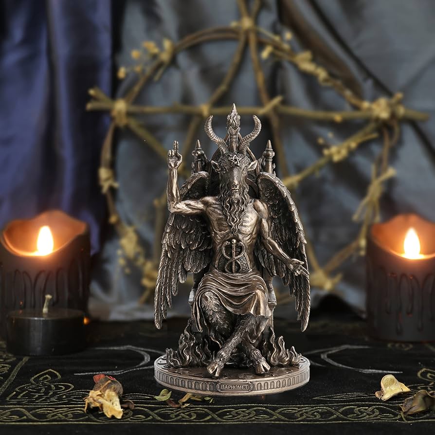 Amazon.co.jp: Veronese Design 9 1/2インチ バフォメット像