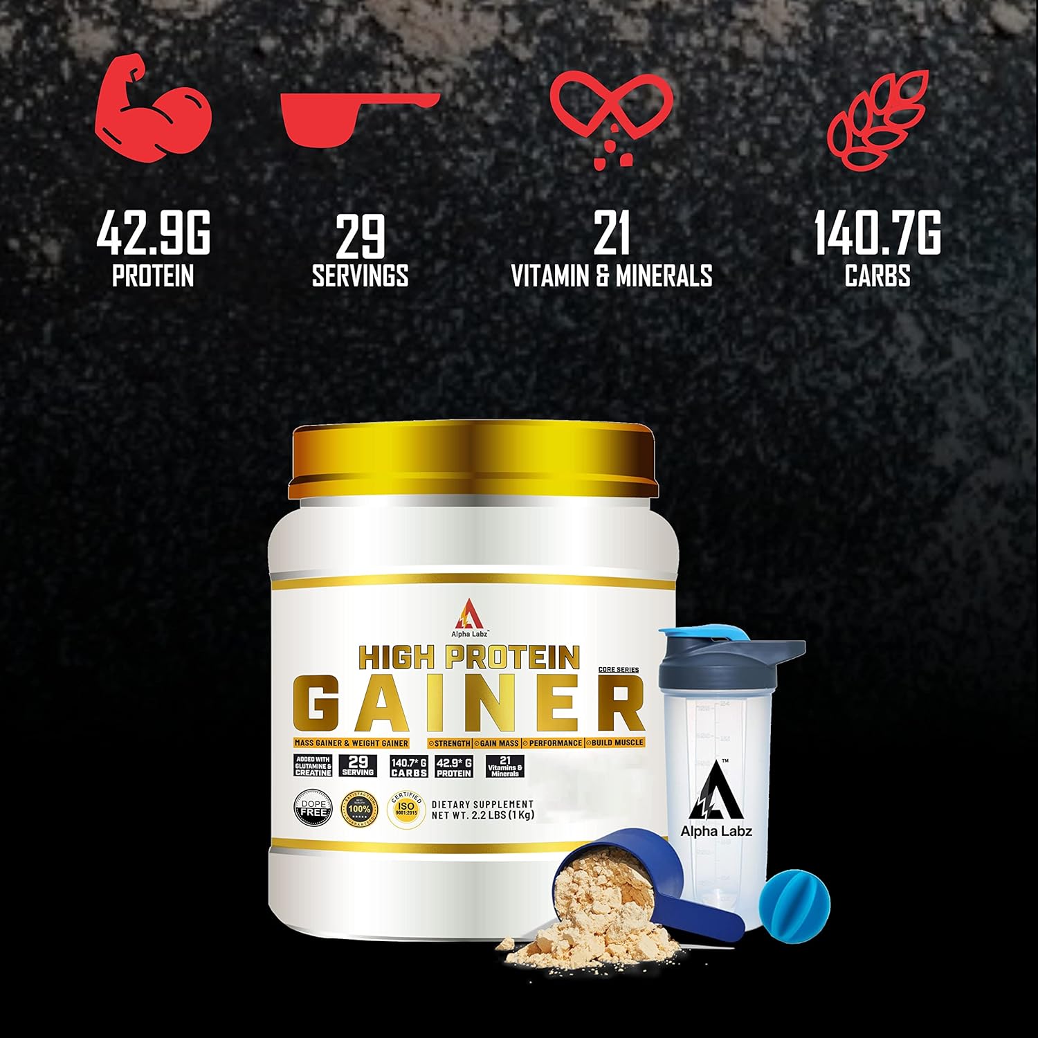 Buy Now High Protein &Amp; High Carbs Mass Gainer For Muscle Mass Gain A... 7 Buy Now High Protein &Amp; High Carbs Mass Gainer For Muscle Mass Gain A...